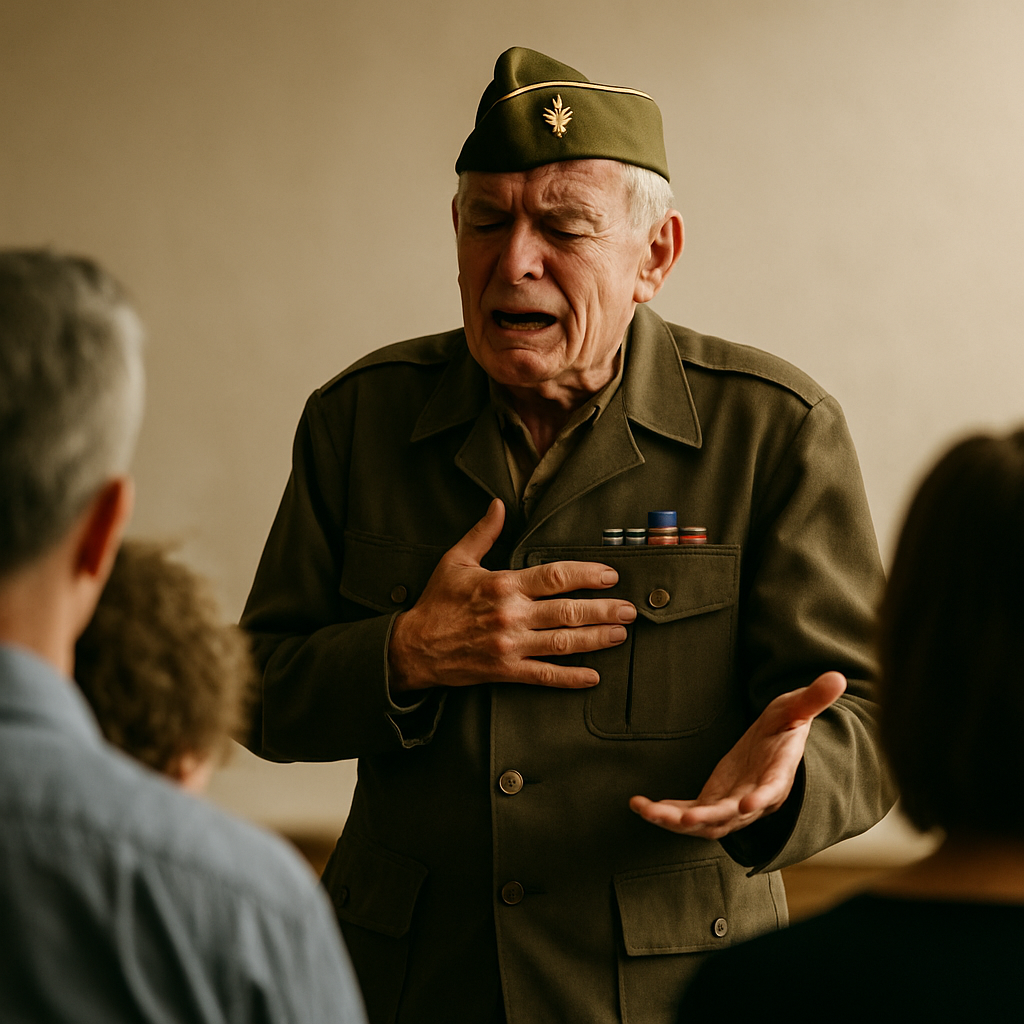 Un veterano che racconta la sua storia